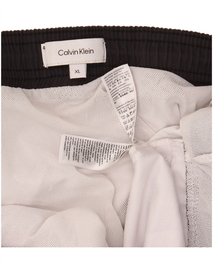 Calvin Klein Short de bain homme XL blanc polyester