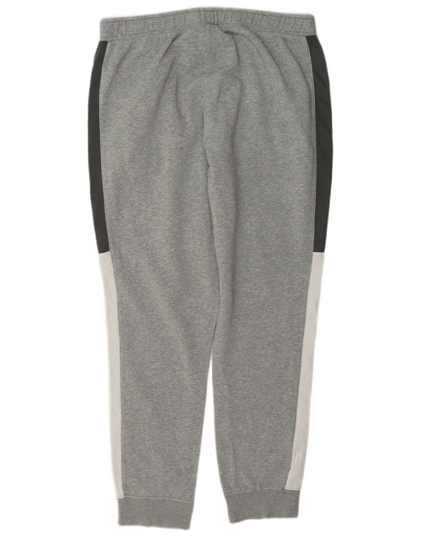 Nike Pantalon de survêtement graphique pour homme en coton color block Gris Taille L