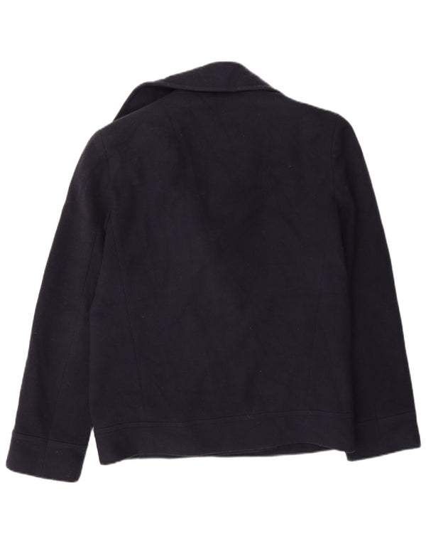 Marks & Spencer Caban pour femme UK 10 Petite laine bleu marine