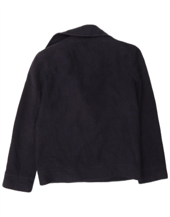 Marks & Spencer Caban pour femme UK 10 Petite laine bleu marine