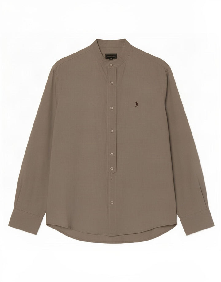 Marlboro Classics Chemise Homme Grand Lin Gris