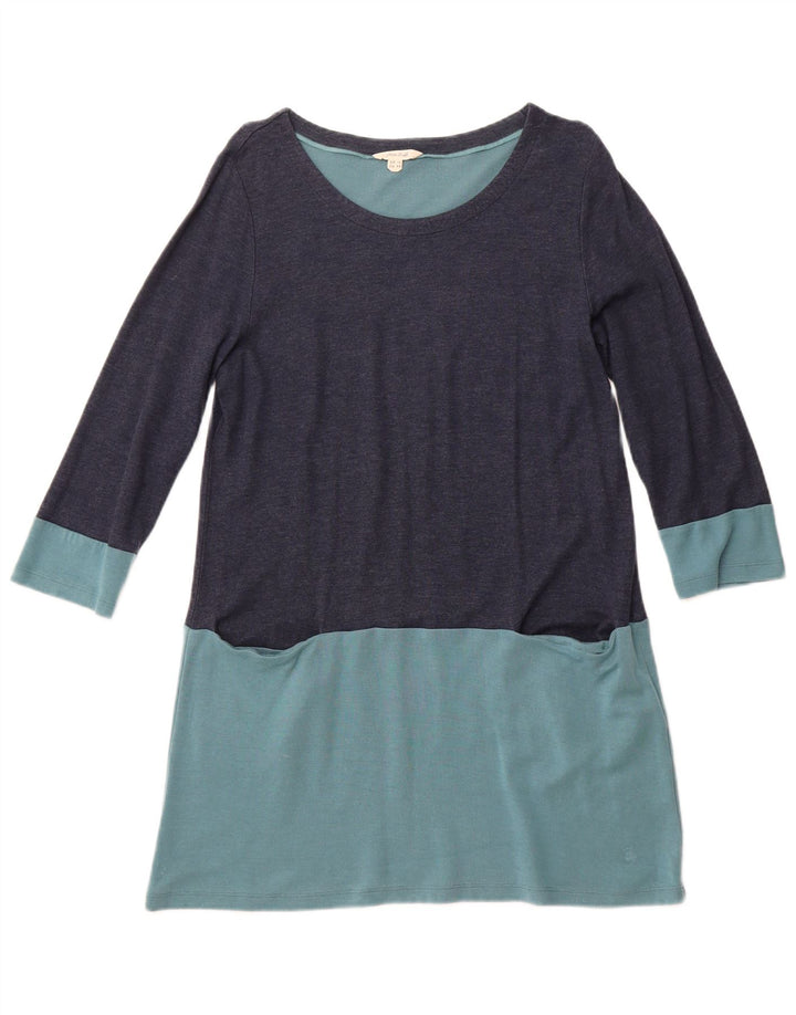 WHITE STUFF Robe trapèze pour femme UK 16 Large Bleu marine Colourblock