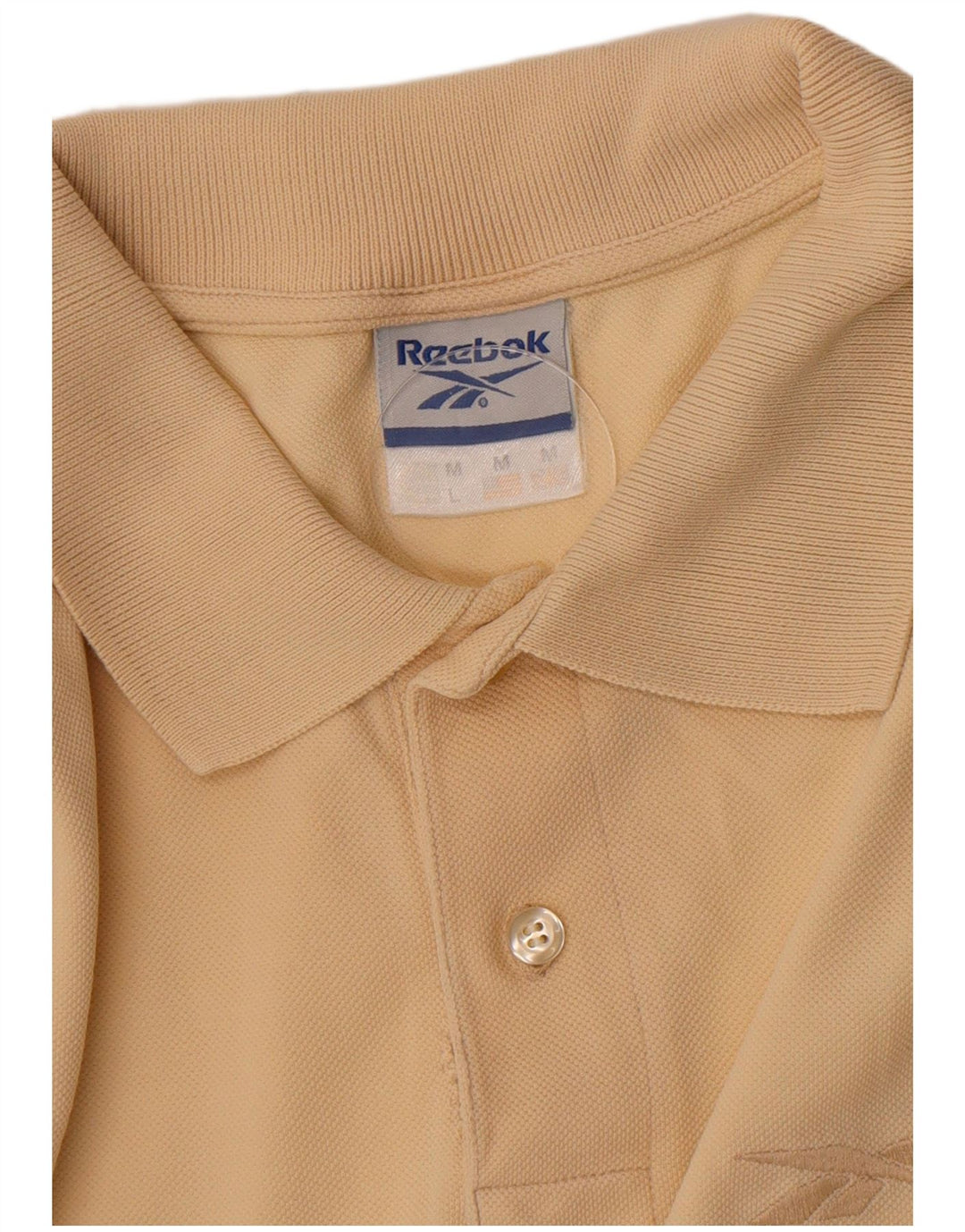 Reebok Polo Homme Beige Moyen