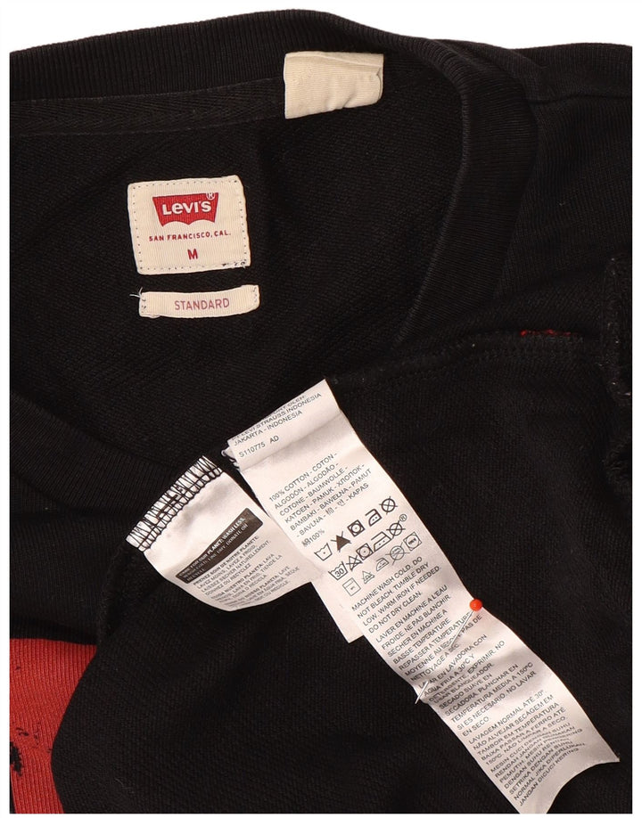 Levi's Sweat-Shirt Standard Graphic Homme Noir Moyen Coton