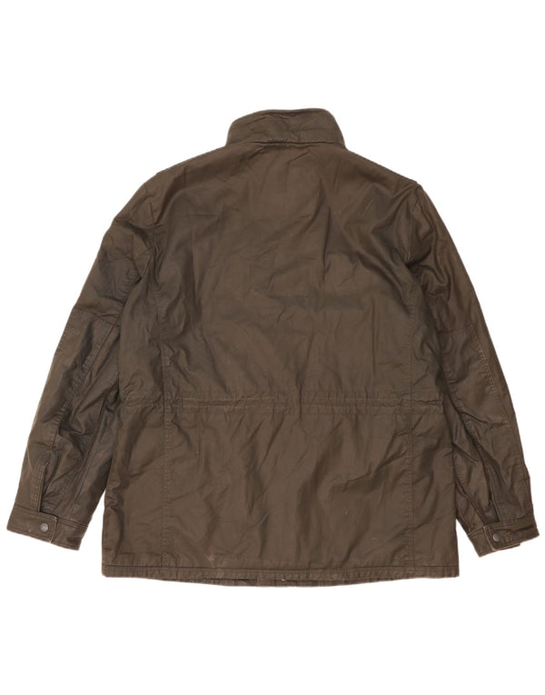 Marks & Spencer Veste en coton ciré Blue Harbor pour homme UK 42 XL Coton kaki
