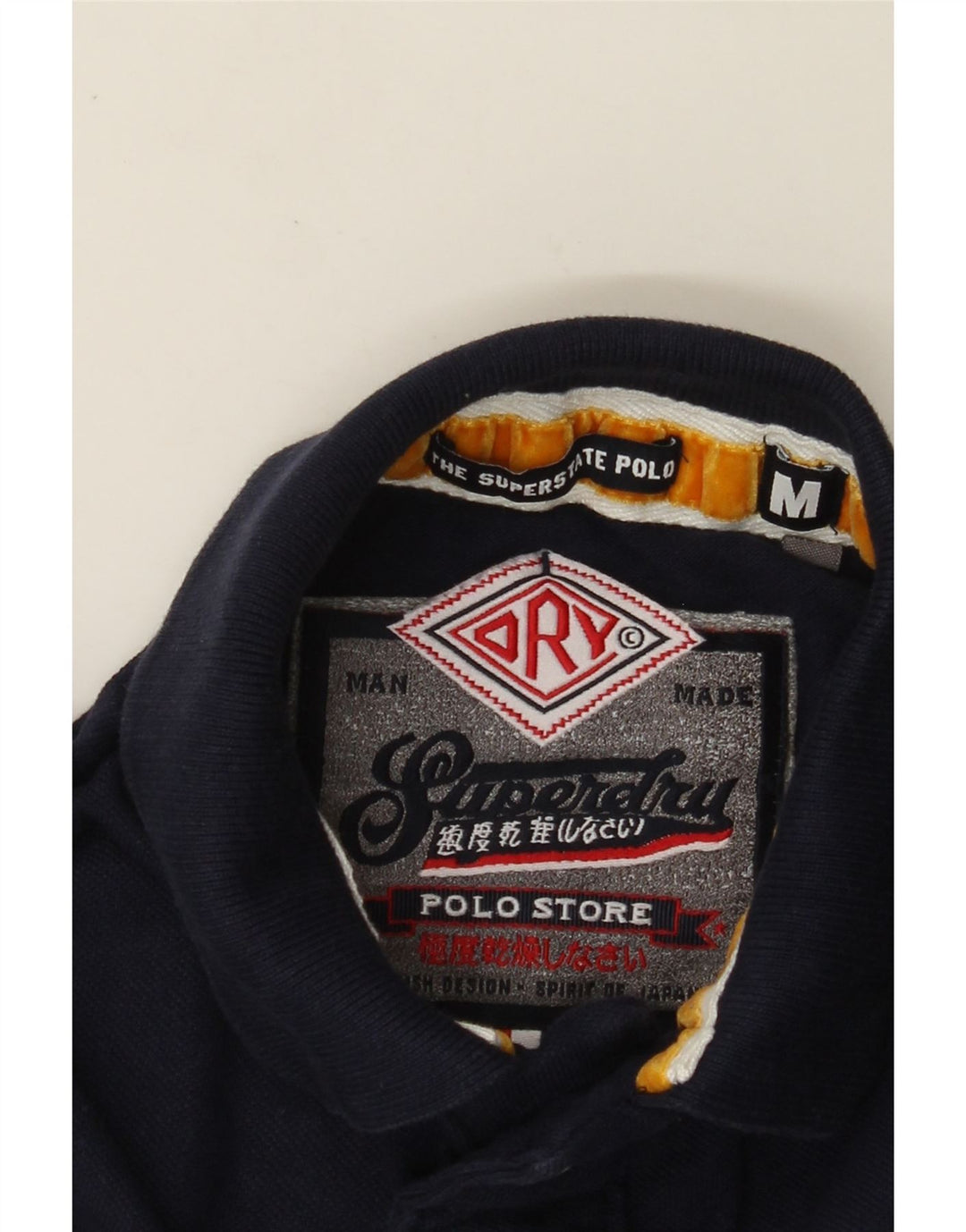 Superdry Polo Graphic Rugby Homme Bleu Marine Moyen