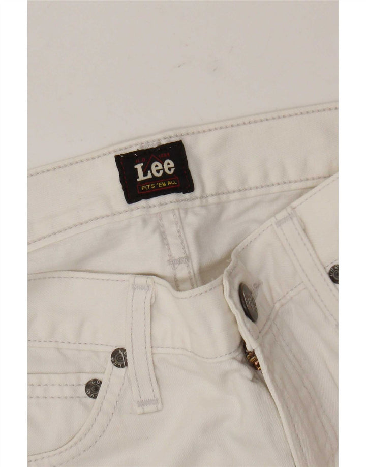 Lee Pantalon décontracté Bootcut pour femme W28 L28 Blanc