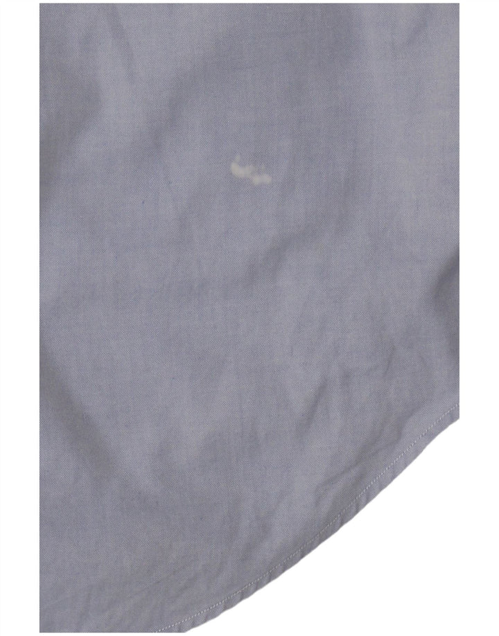 Ralph Lauren Mens Yarmouth Chemise Taille 15 1/2 Coton Bleu Moyen