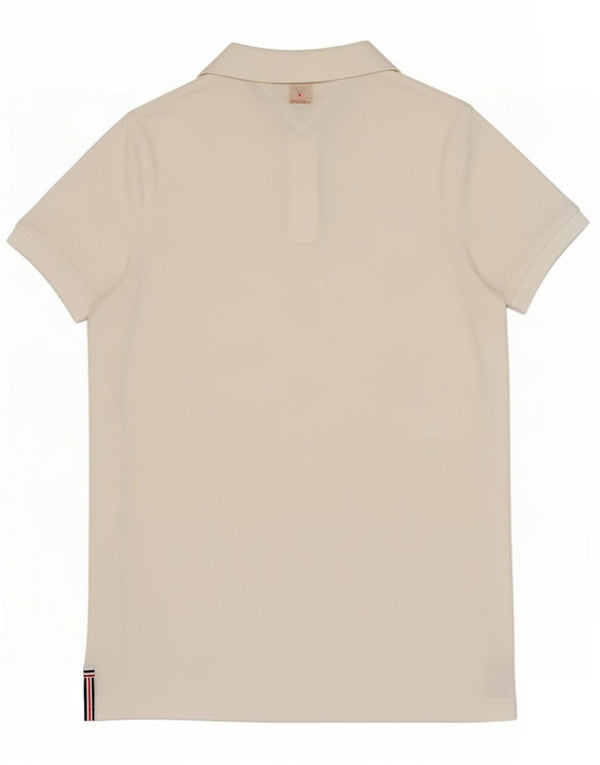 Tommy Hilfiger Polo Slim Fit pour hommes en coton blanc petit