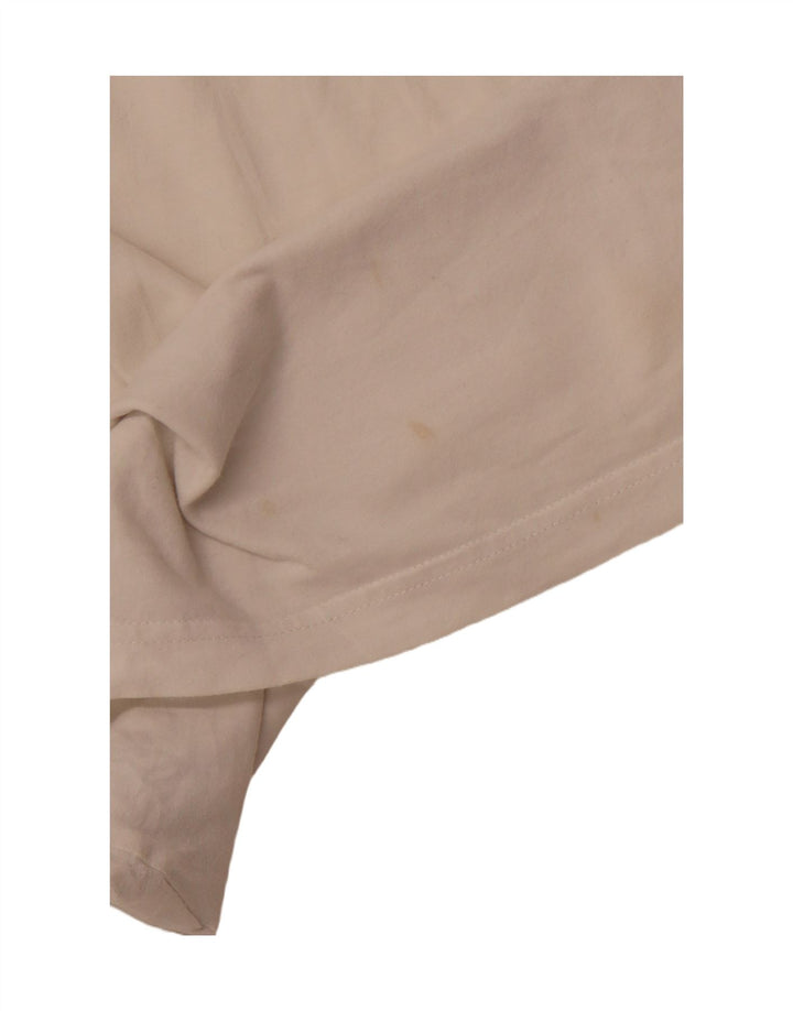 ADIDAS T-Shirt Homme Haut Petit Coton Blanc Cassé