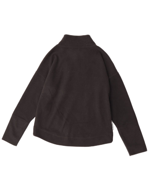 Under Armour Pull polaire graphique à col zippé pour femme UK 14 Noir moyen
