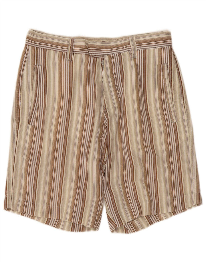 Meltin' Pot Short Chino Femme W29 Coton Rayé Multicolore Moyen