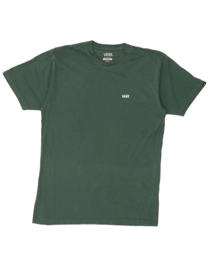 VANS T-shirt coupe classique pour homme en coton vert moyen