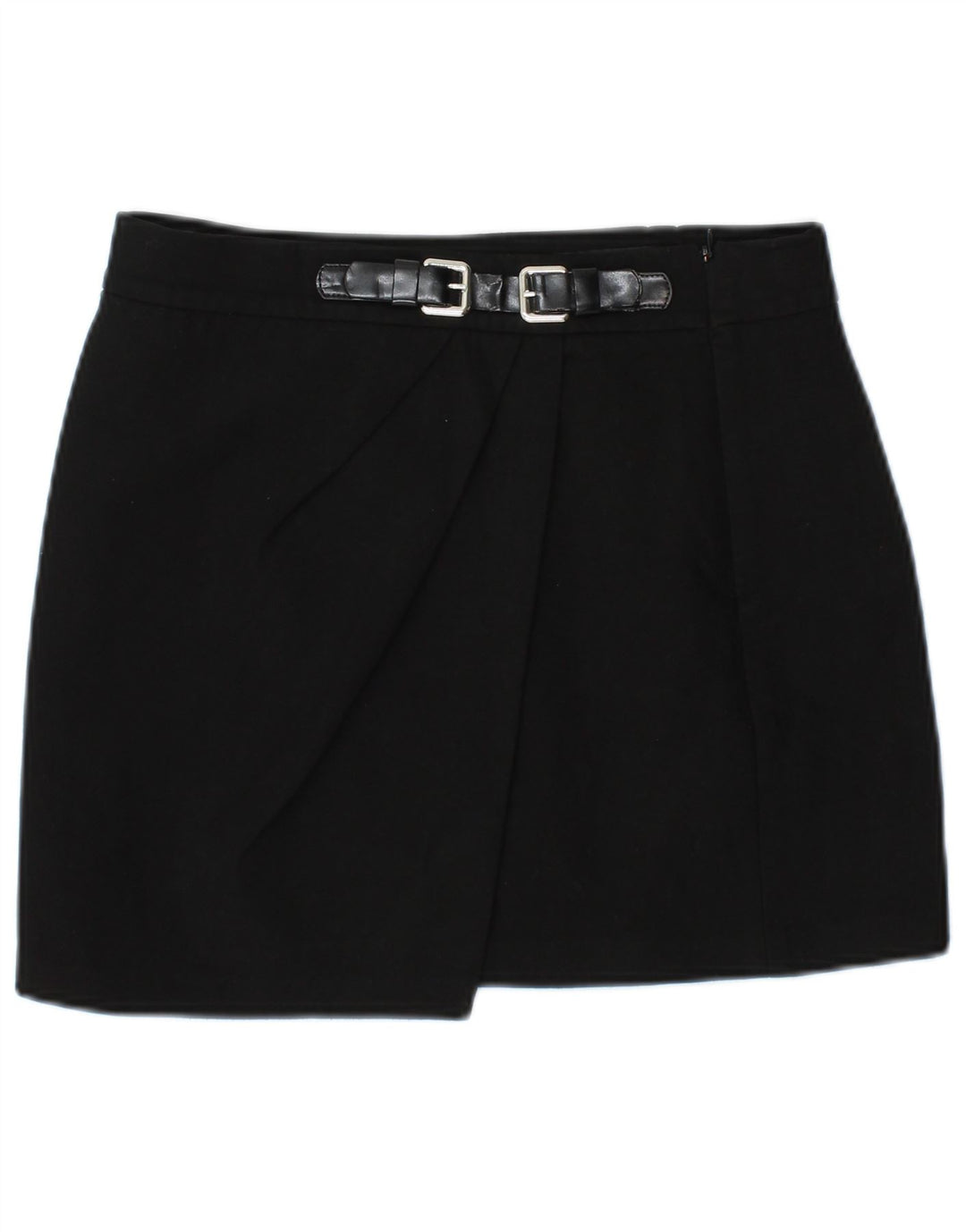 Zara Femme Mini Jupe Petit W27 Noir Polyester