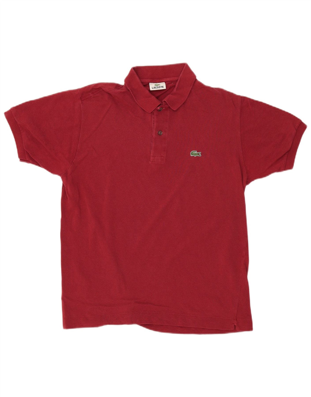 LACOSTE Polo Homme Taille 4 Coton Bordeaux Moyen