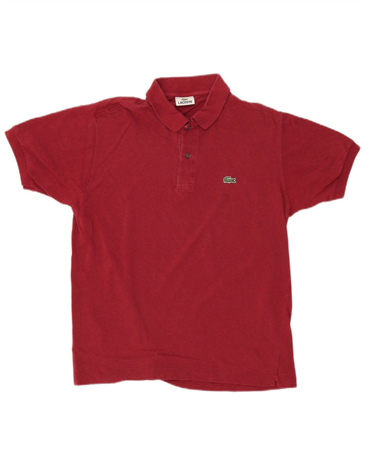 LACOSTE Polo Homme Taille 4 Coton Bordeaux Moyen