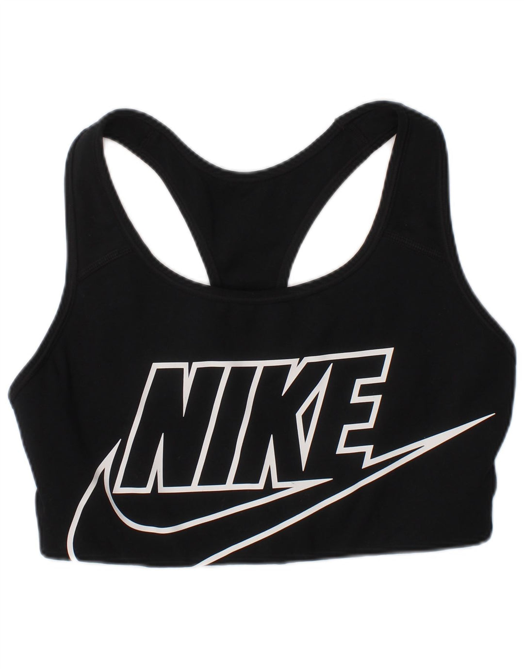 Nike Haut de soutien-gorge de sport graphique pour femme, grand, noir, sport