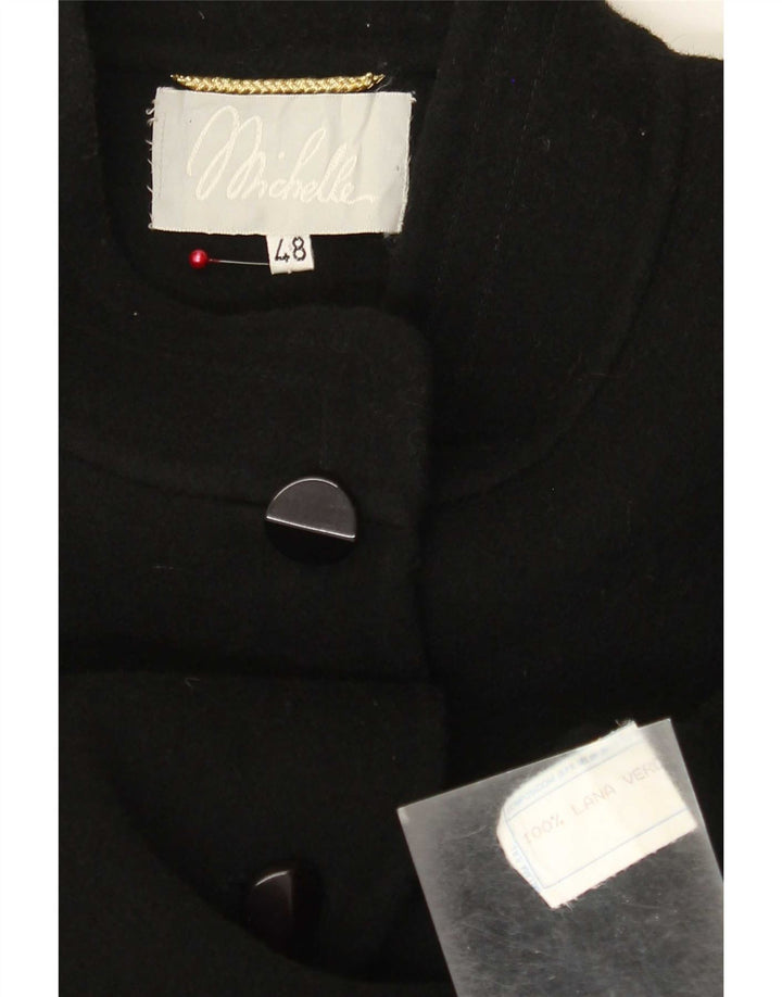 Michelle Pardessus Femme IT 48 XL Laine Noire