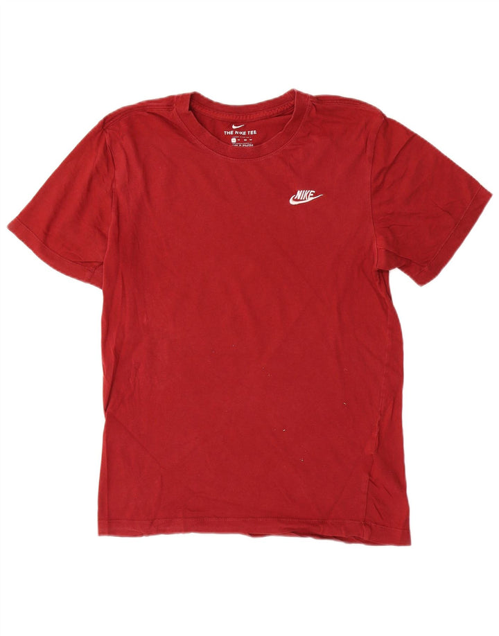 Nike T-Shirt Homme Top XS Rouge Coton