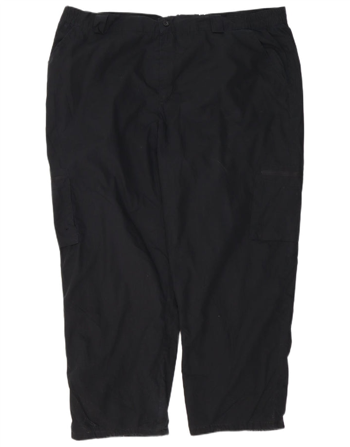 MOUNTAIN WAREHOUSE Pantalon Cargo Droit Homme W44 L27 Noir Polyester
