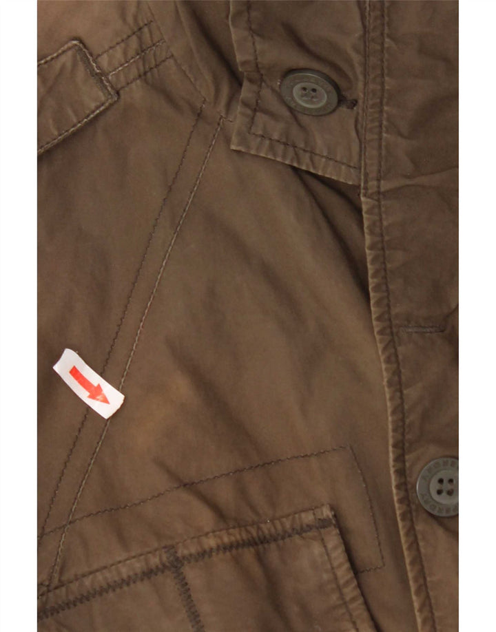 Superdry Veste Militaire Homme UK 38 Coton Kaki Moyen