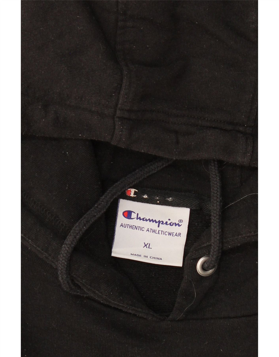 CHAMPION Pull à capuche pour homme XL Noir Coton