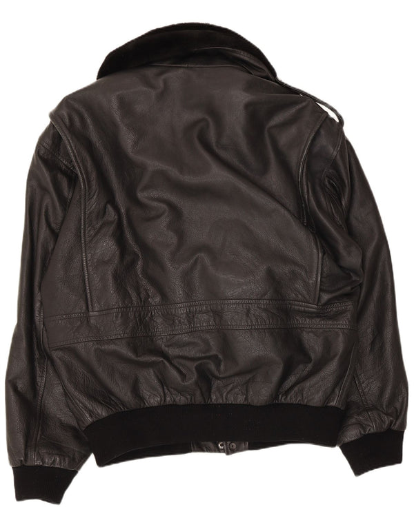 Conbipel Veste en Cuir Homme IT 52 Large Noir