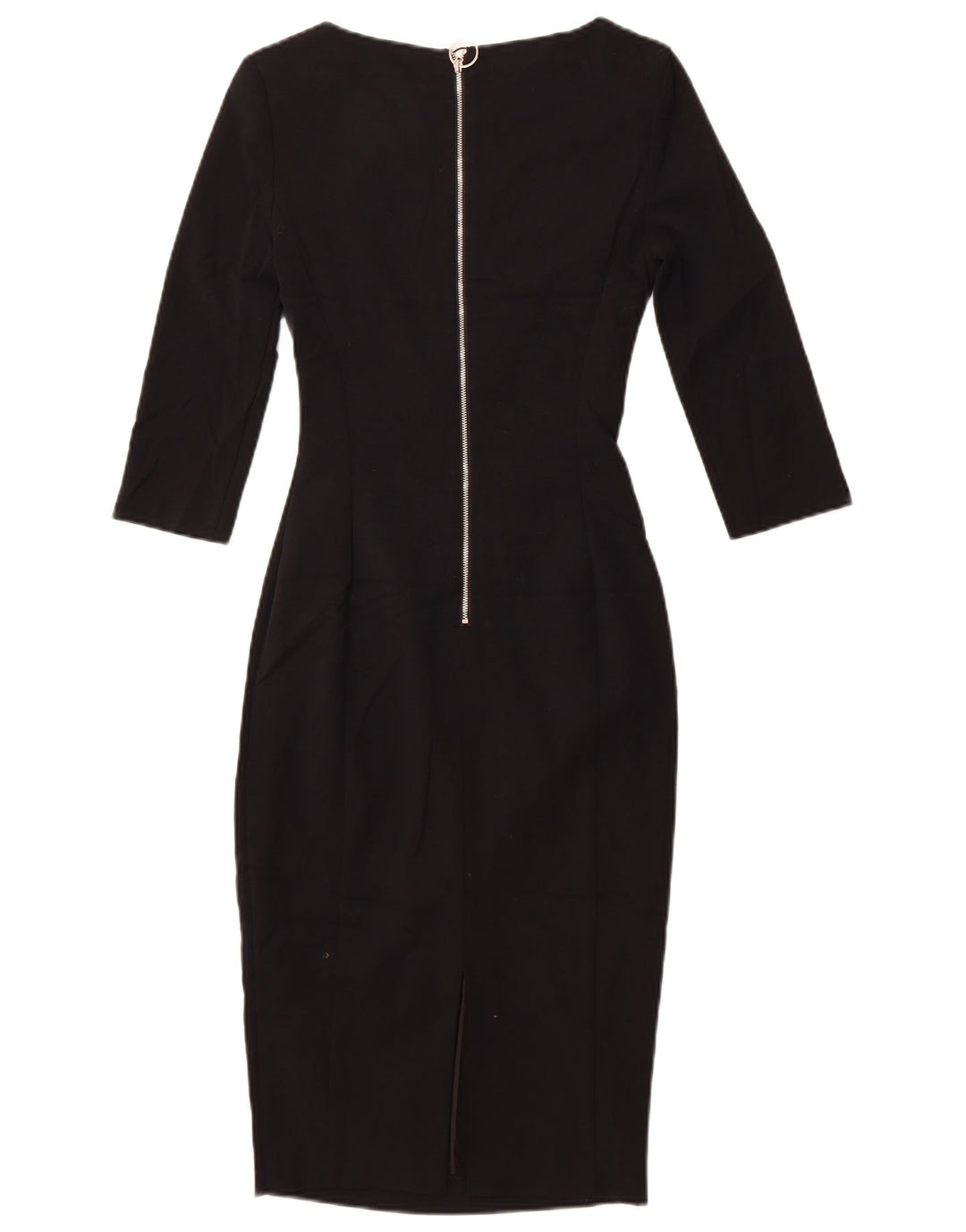 Marks & Spencer Robe moulante à manches 3/4 pour femme UK 6 XS Noir Polyester