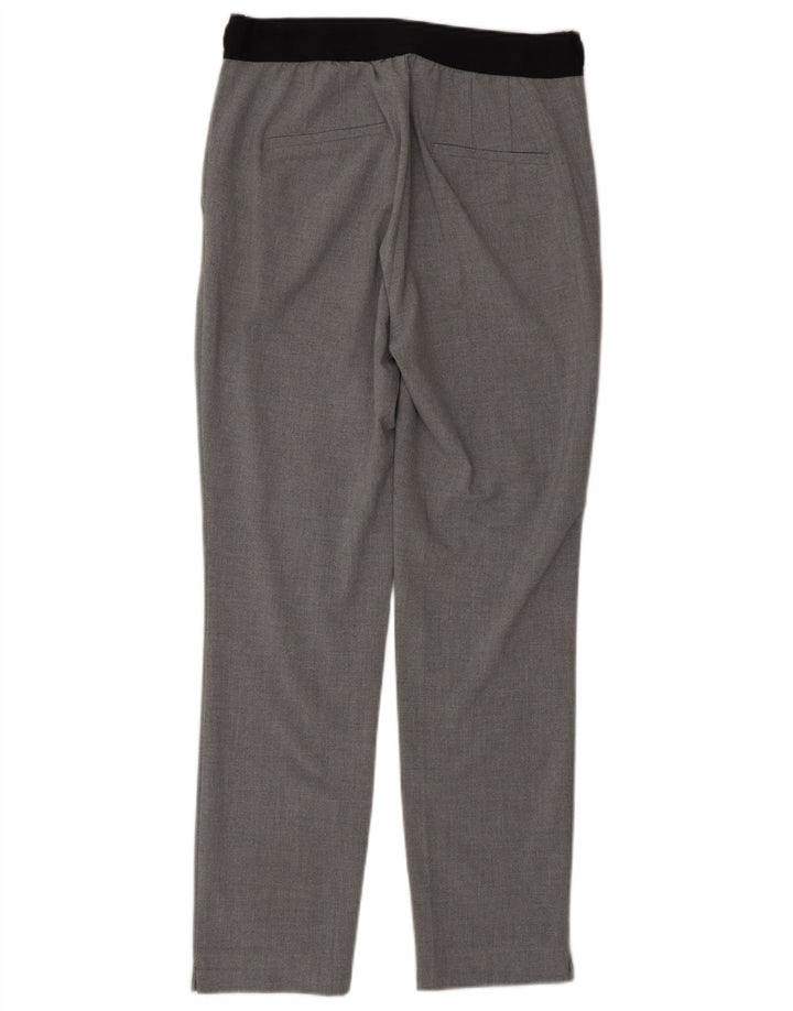 ZARA Womens Slim Suit Trousers Medium W28 L27 Grey Colourblock Polyester