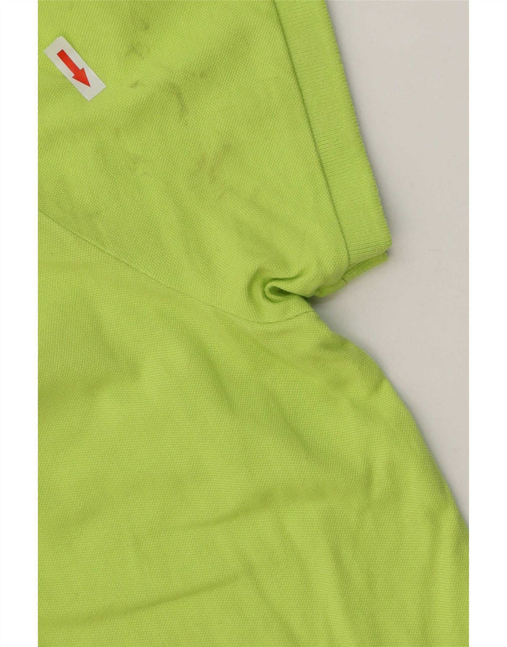 Diadora Polo Homme Vert Moyen Coton