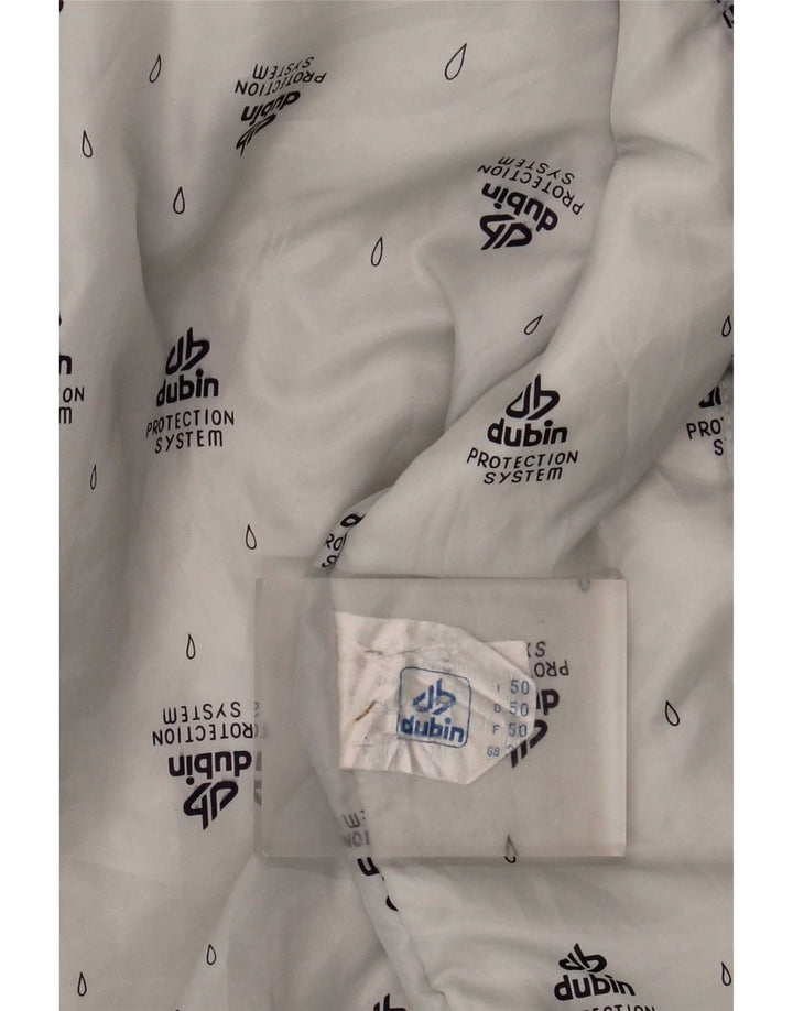 Dubin Veste matelassée à capuche pour homme IT 50 Large Blanc Colorblock Polyester