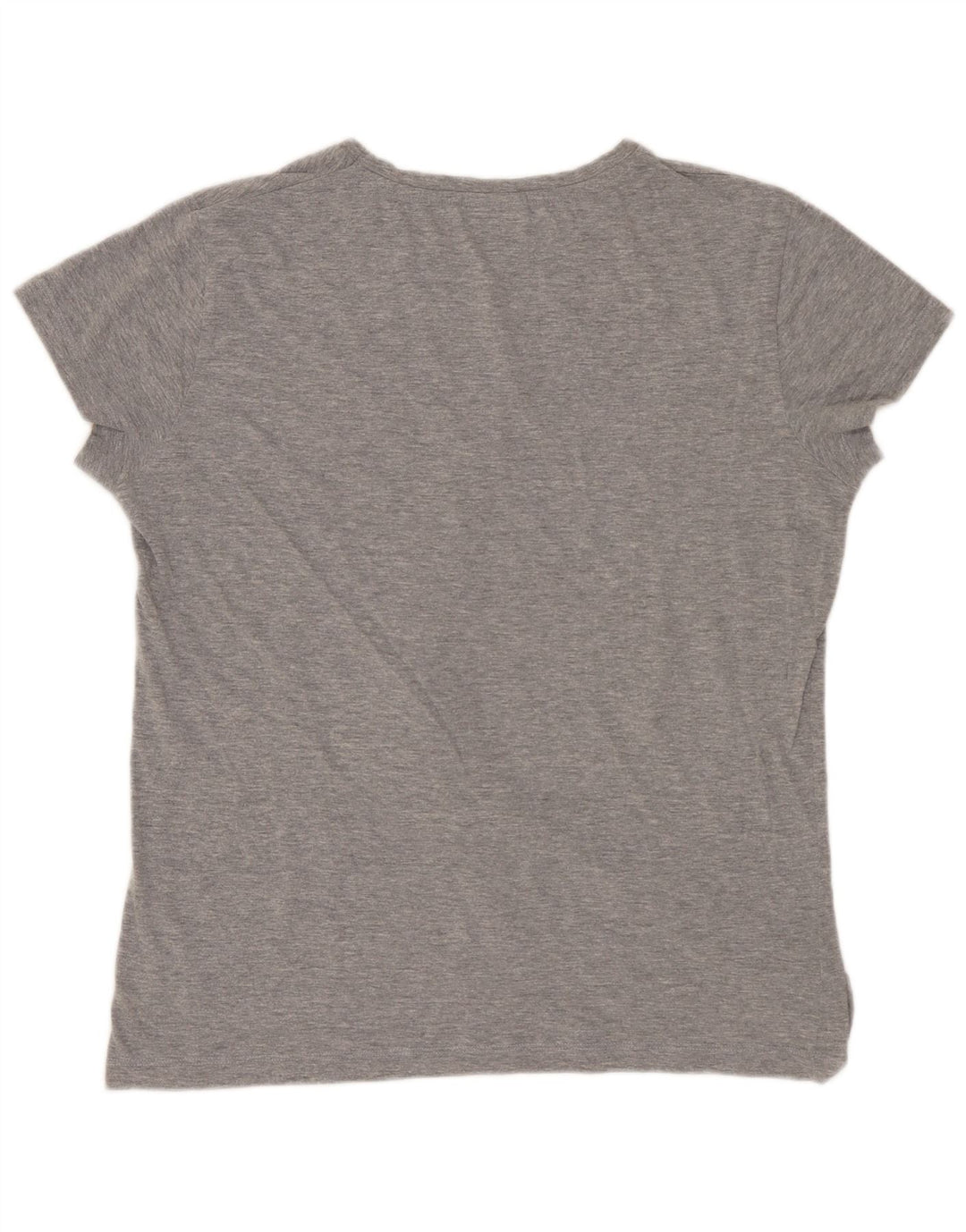 LOTTO T-Shirt Femme Top UK 44 Gris Moyen Coton