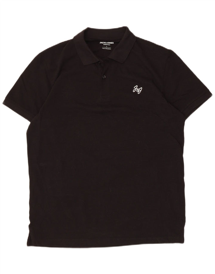 Jack & Jones Polo Homme Grand Noir Coton