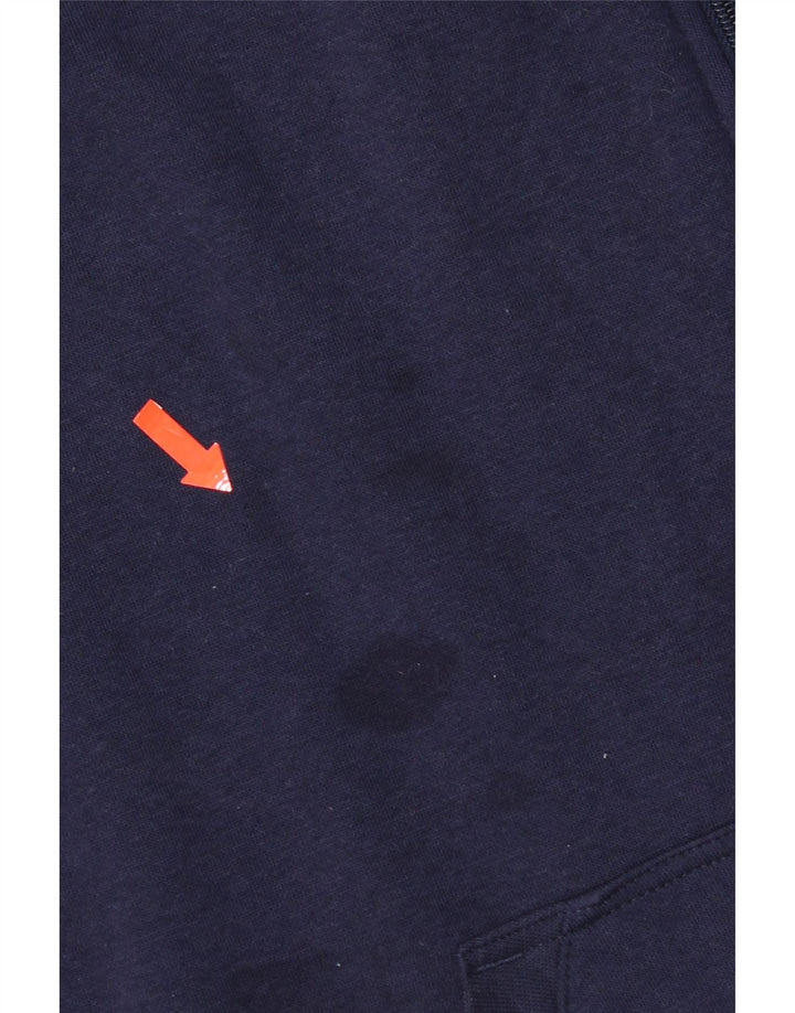 Kappa Veste de Survêtement Homme 2XL Bleu Marine Coton
