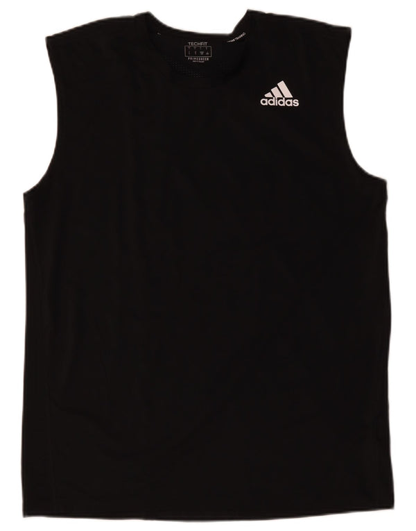 Adidas Mens Aeroready Vest Top Large Black Polyester