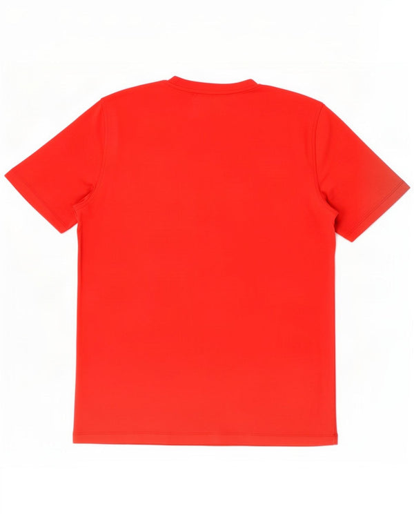 Hugo Boss Homme T-Shirt Graphique Haut Large Rouge Coton