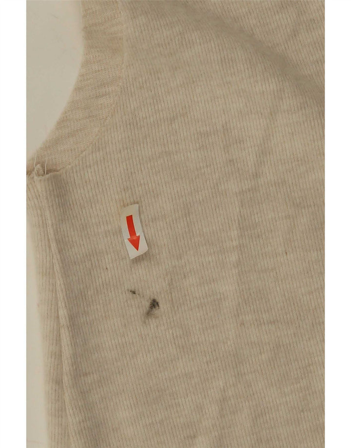 Zara Femme Débardeur UK 14 Large Beige Polyester