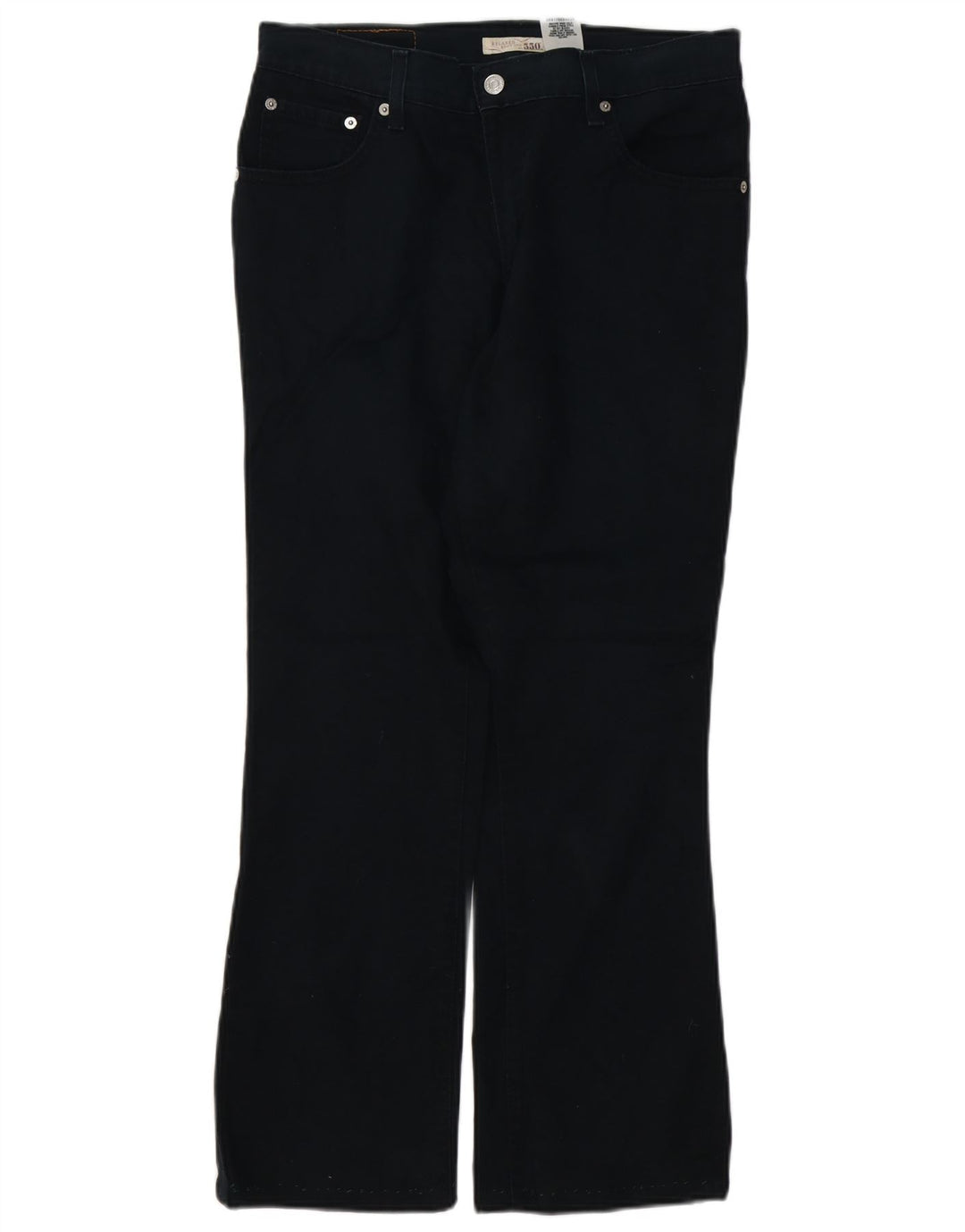 LEVI'S Jean bootcut coupe décontractée 550 pour femme US 8 Medium W32 L28 Noir