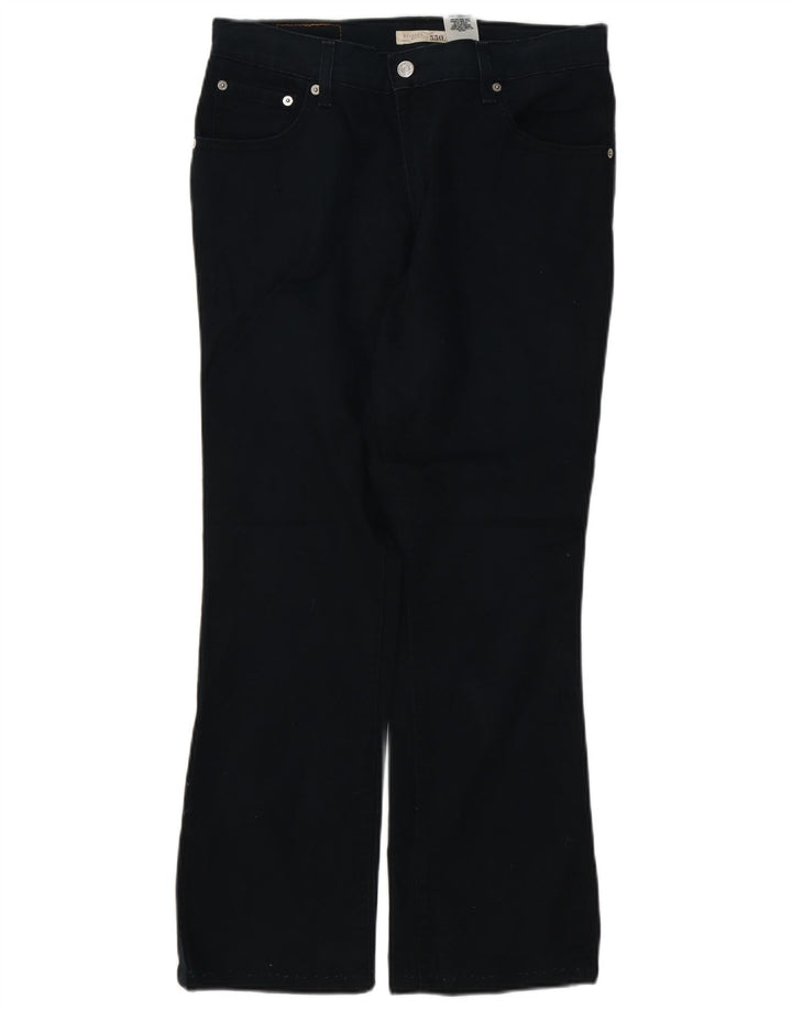 LEVI'S Jean bootcut coupe décontractée 550 pour femme US 8 Medium W32 L28 Noir