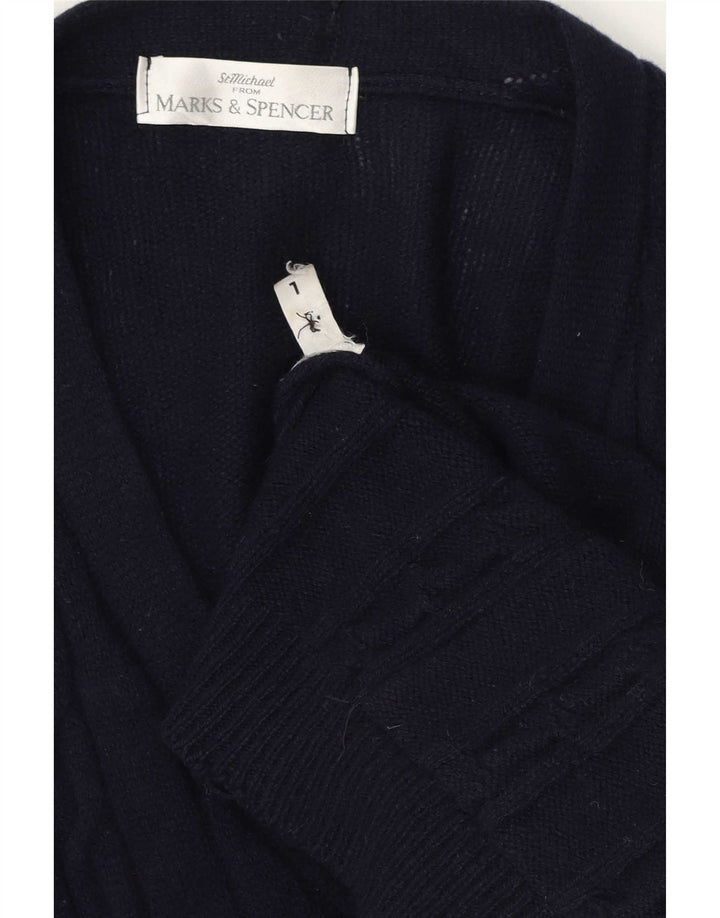 Marks & Spencer Cardigan pour homme Bleu marine Taille L
