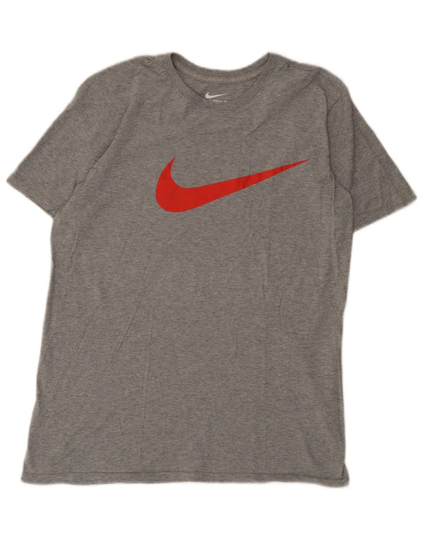 Nike Homme Athletic Cut Graphic T-Shirt Haut Gris Moyen Coton