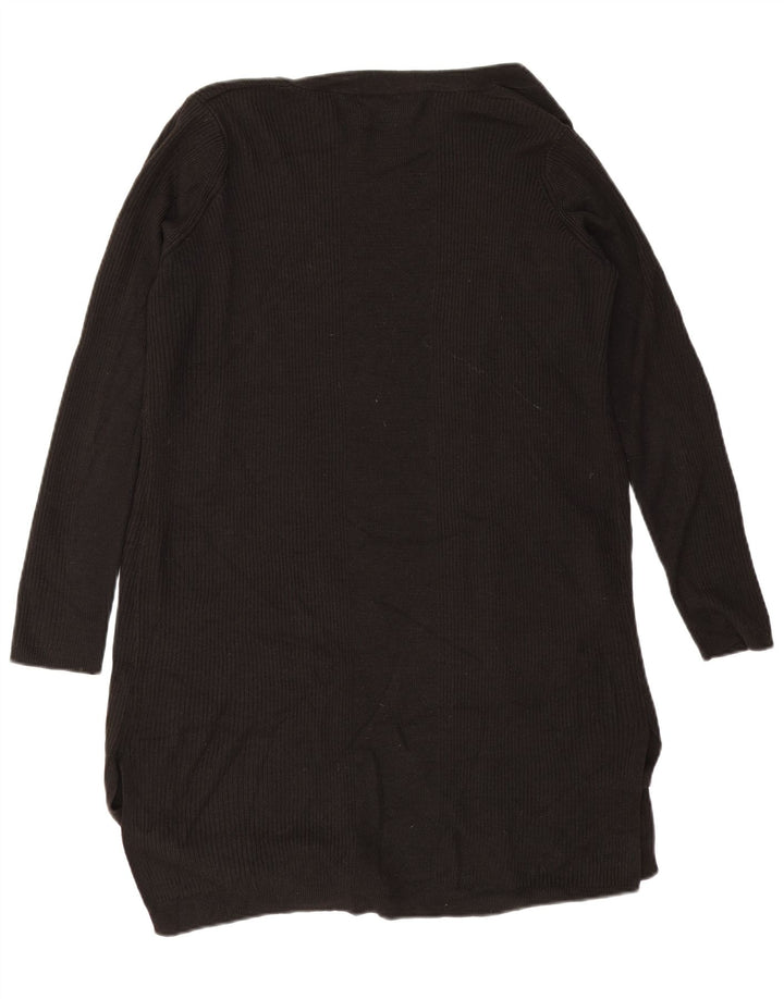 Marks & Spencer Pull cardigan ouvert long pour femme UK 16 Large Noir