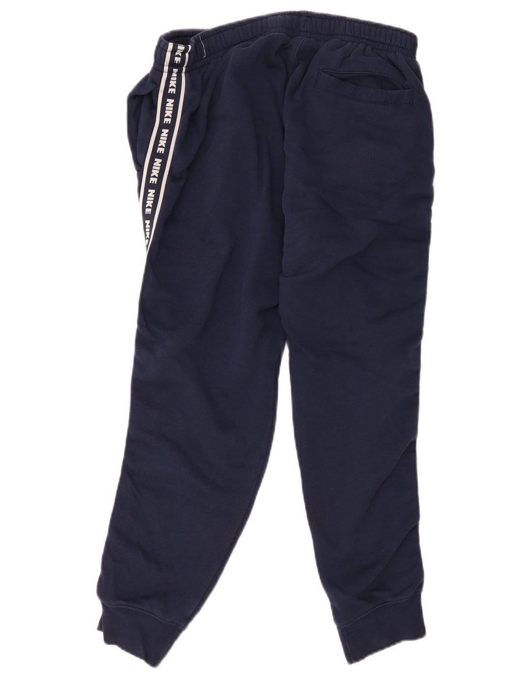 Nike Pantalon de survêtement graphique pour homme en coton bleu marine moyen
