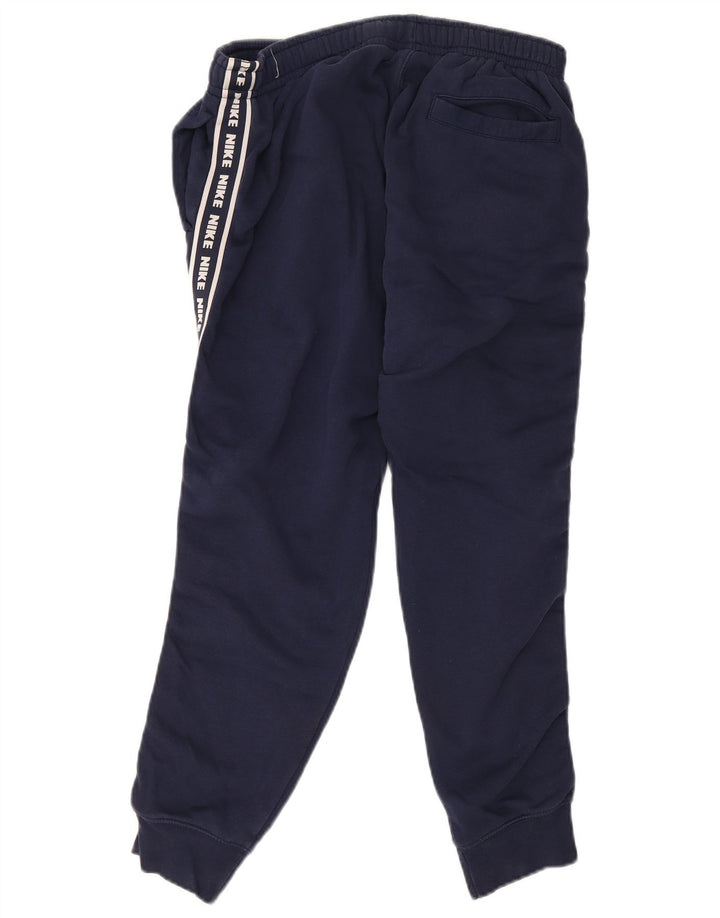 Nike Pantalon de survêtement graphique pour homme en coton bleu marine moyen