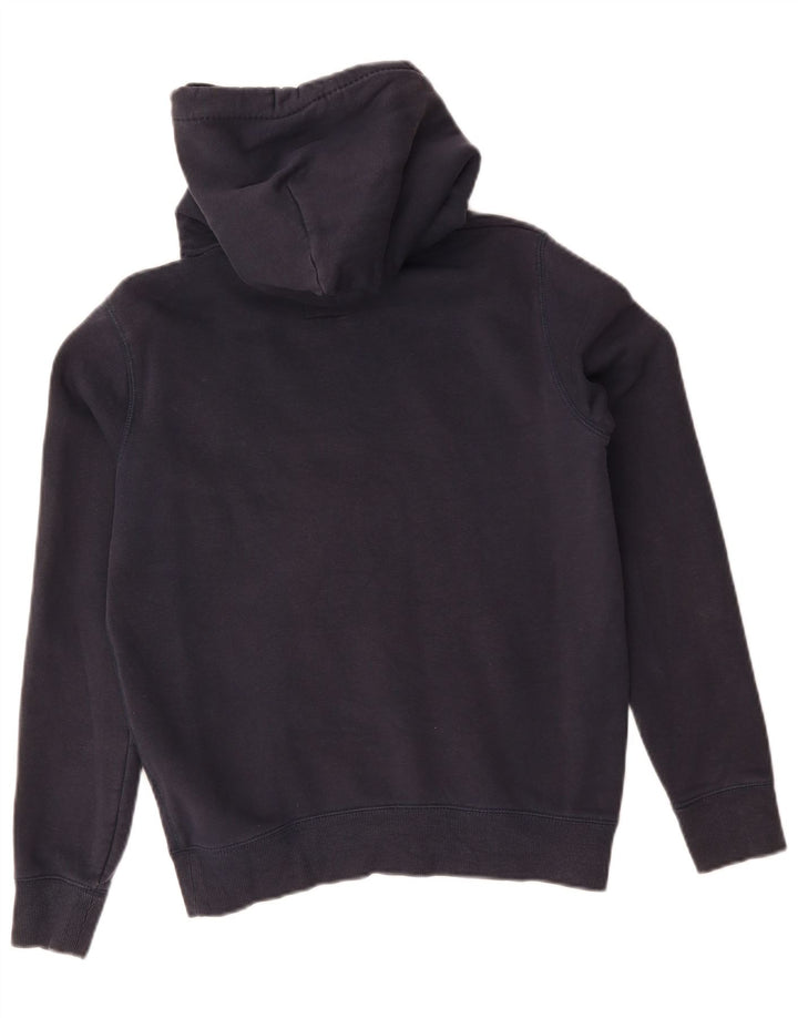 Jack Wills Pull à capuche graphique pour femme UK 10 Small Bleu marine