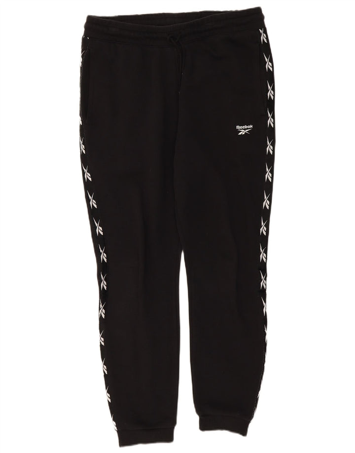 Reebok Pantalon de Survêtement Graphic Homme Noir Coton