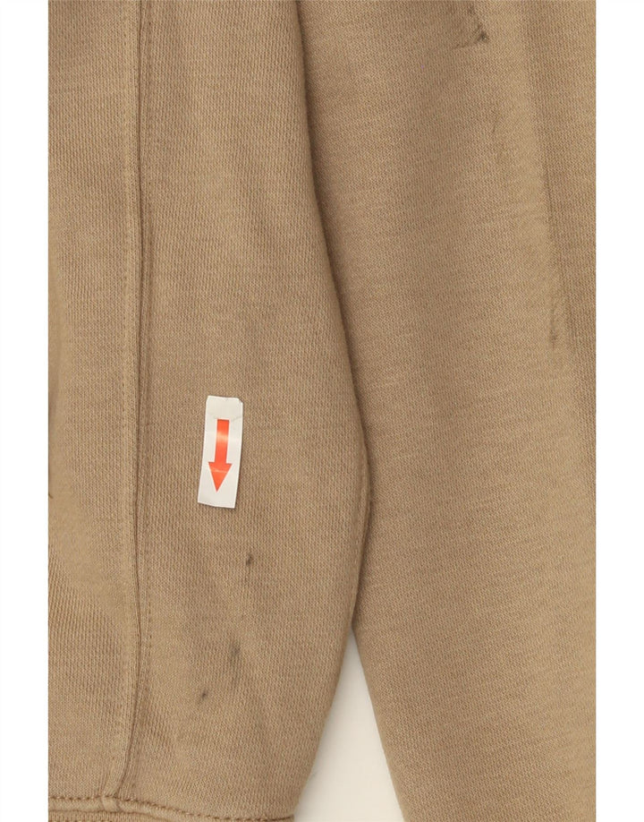 Nike Pull à capuche pour homme Petit coton beige