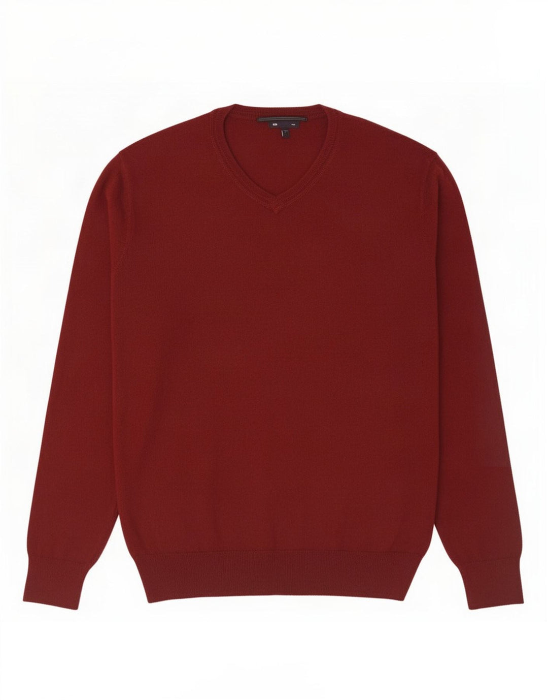 Gap Pull col V pour homme en coton marron Large