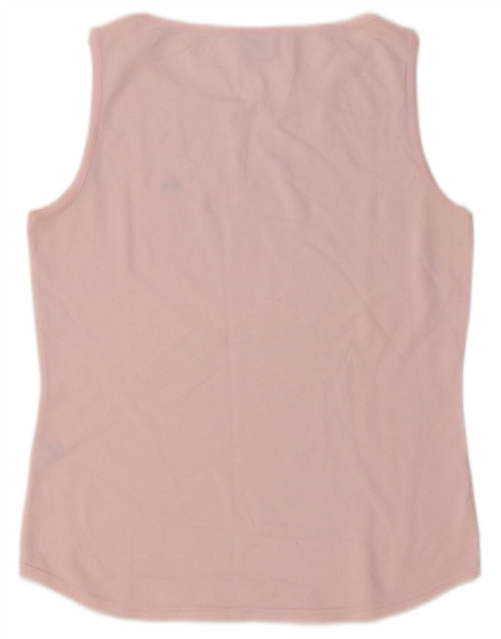 LACOSTE Débardeur Femme Taille 42 Grand Coton Rose