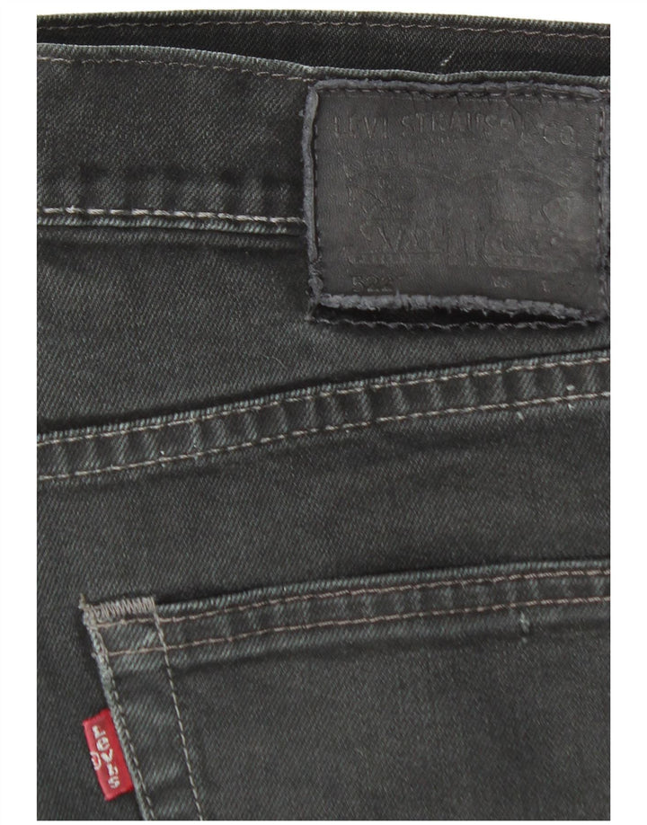 LEVI'S Jean Droit 522 Homme W30 L28 Noir Coton